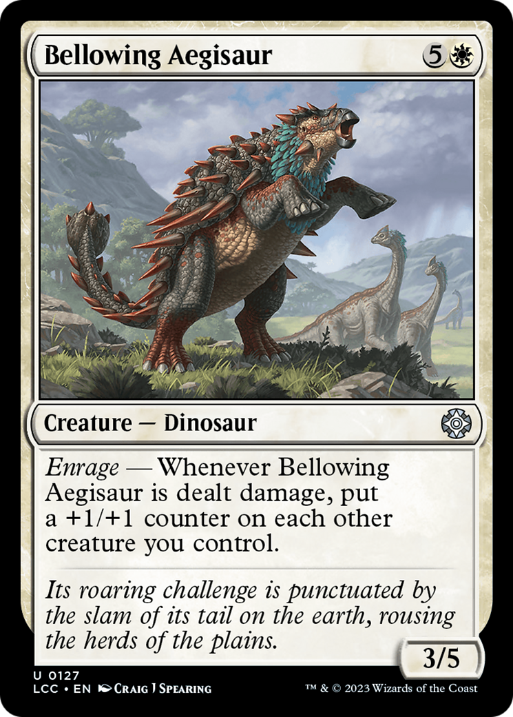 Bellowing Aegisaur [The Lost Caverns of Ixalan Commander] MTG Single Magic: The Gathering | Red Claw Gaming