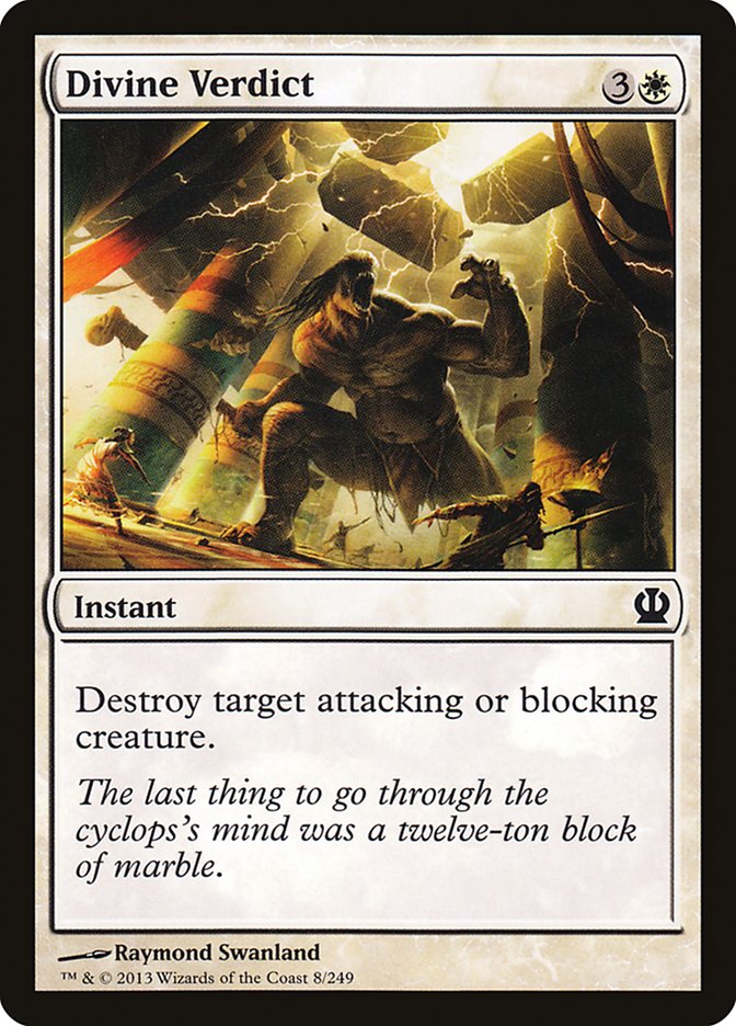 Divine Verdict [Theros] MTG Single Magic: The Gathering | Red Claw Gaming