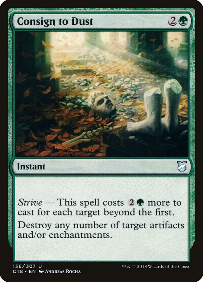 Consign to Dust [Commander 2018] MTG Single Magic: The Gathering | Red Claw Gaming
