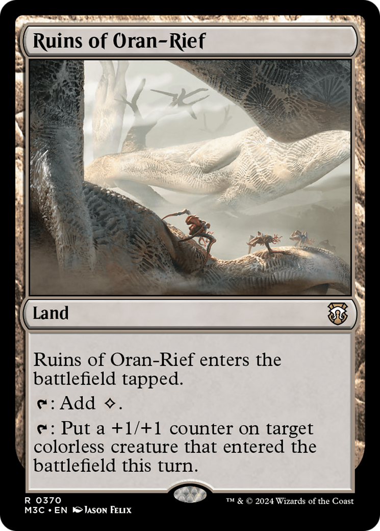 Ruins of Oran-Rief (Ripple Foil) [Modern Horizons 3 Commander] MTG Single Magic: The Gathering | Red Claw Gaming