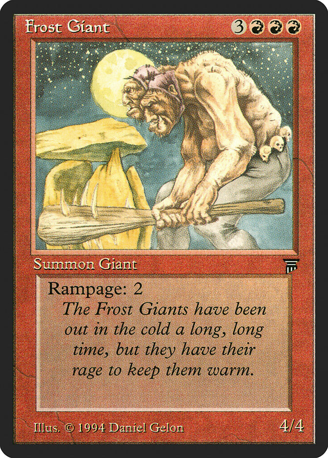 Frost Giant [Legends] MTG Single Magic: The Gathering | Red Claw Gaming