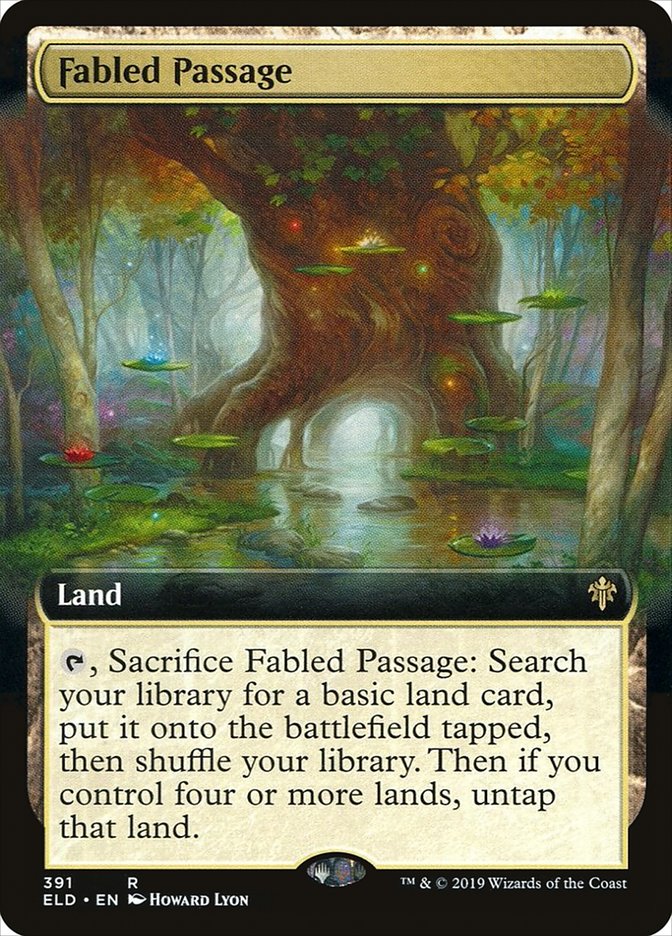 Fabled Passage (Extended Art) [Throne of Eldraine] MTG Single Magic: The Gathering | Red Claw Gaming