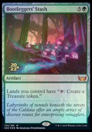 Bootleggers' Stash [Streets of New Capenna Prerelease Promos] MTG Single Magic: The Gathering | Red Claw Gaming