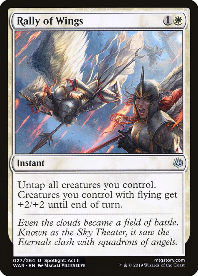 Rally of Wings [War of the Spark] MTG Single Magic: The Gathering | Red Claw Gaming
