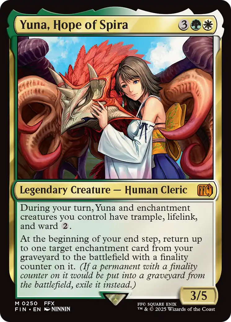Yuna, Hope of Spira [FINAL FANTASY] MTG Single Magic: The Gathering | Red Claw Gaming