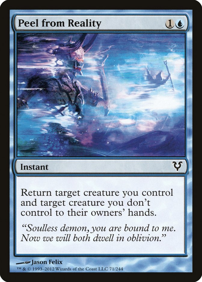 Peel from Reality [Avacyn Restored] MTG Single Magic: The Gathering | Red Claw Gaming
