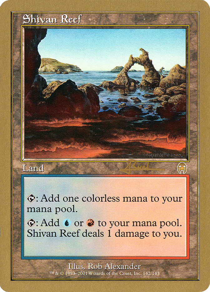 Shivan Reef (Antoine Ruel) [World Championship Decks 2001] MTG Single Magic: The Gathering | Red Claw Gaming