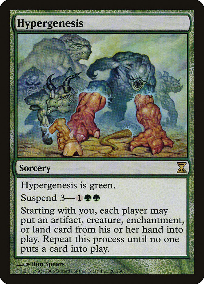 Hypergenesis [Time Spiral] MTG Single Magic: The Gathering | Red Claw Gaming
