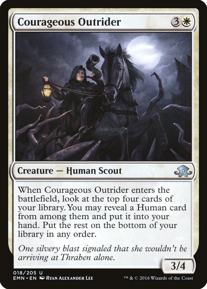 Courageous Outrider [Eldritch Moon] MTG Single Magic: The Gathering | Red Claw Gaming