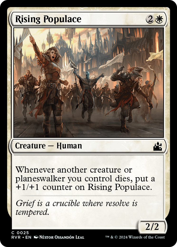 Rising Populace [Ravnica Remastered] MTG Single Magic: The Gathering | Red Claw Gaming