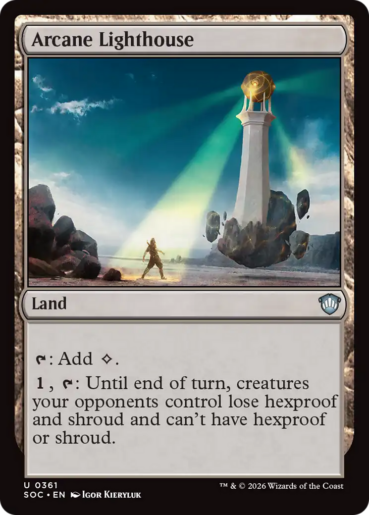 Arcane Lighthouse [Secrets of Strixhaven Commander] MTG Single Magic: The Gathering | Red Claw Gaming