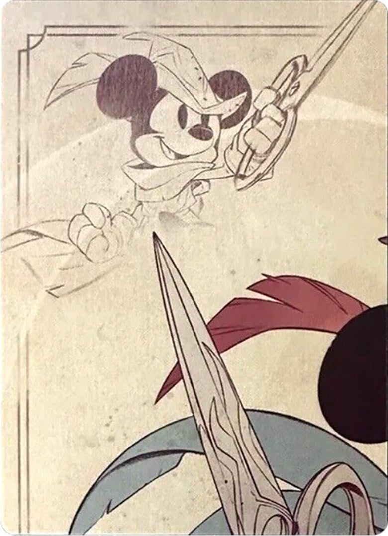 Mickey Mouse - Brave Little Tailor Puzzle Insert (Top Left) [The First Chapter] Lorcana Single Disney | Red Claw Gaming
