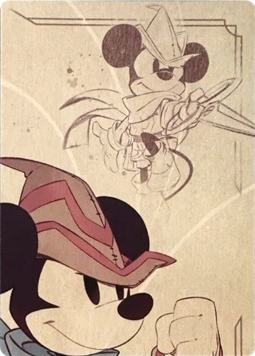 Mickey Mouse - Brave Little Tailor Puzzle Insert (Top Right) [The First Chapter] Lorcana Single Disney | Red Claw Gaming