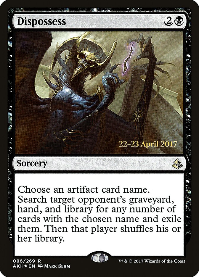 Dispossess [Amonkhet Prerelease Promos] MTG Single Magic: The Gathering | Red Claw Gaming
