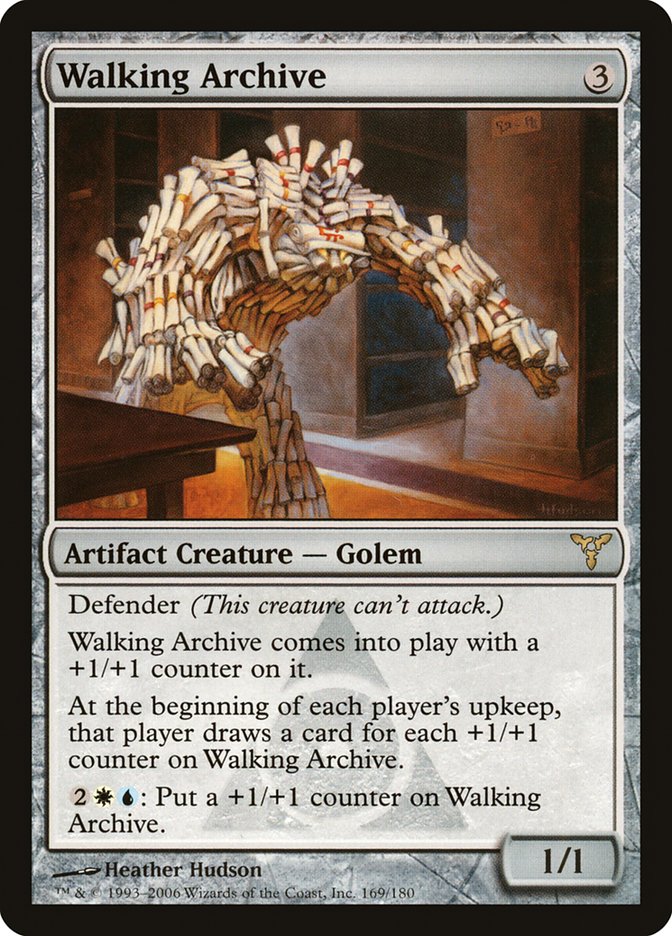 Walking Archive [Dissension] MTG Single Magic: The Gathering | Red Claw Gaming