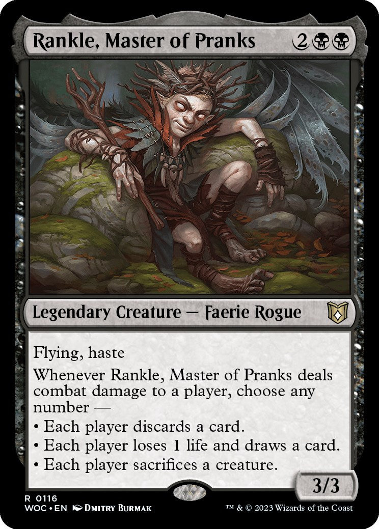 Rankle, Master of Pranks [Wilds of Eldraine Commander] MTG Single Magic: The Gathering | Red Claw Gaming