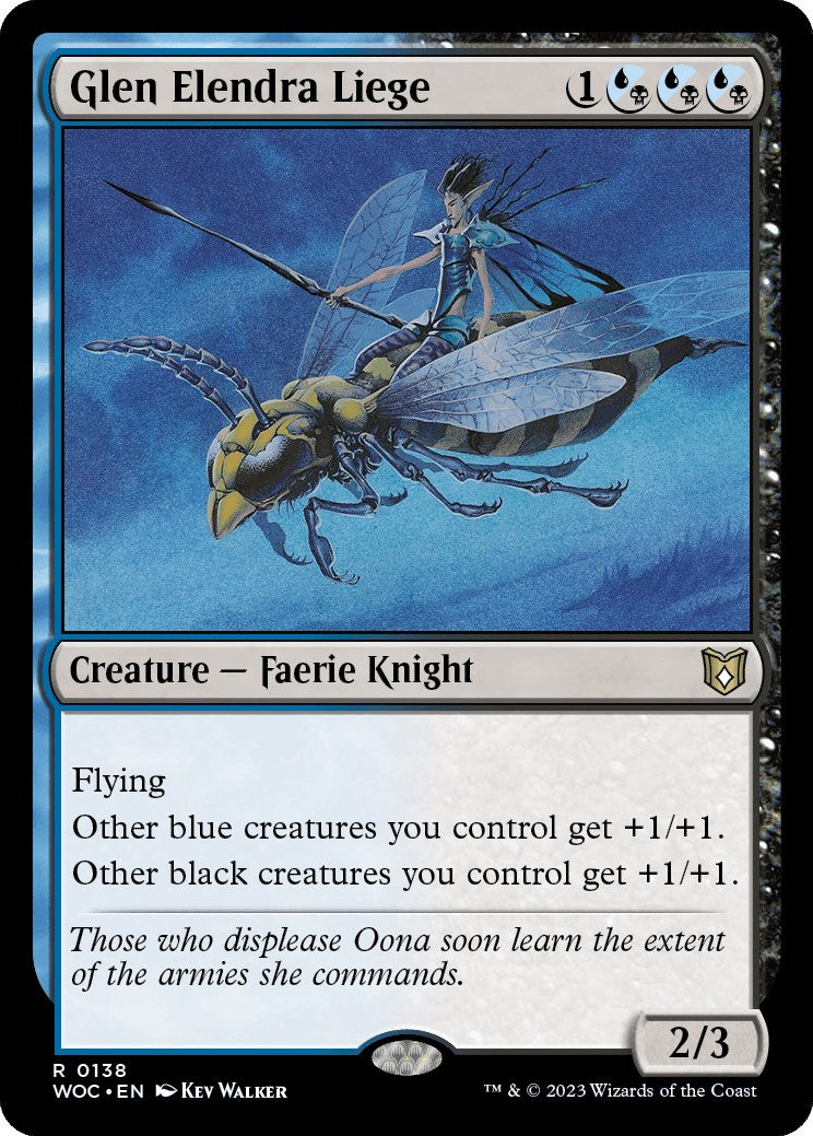 Glen Elendra Liege [Wilds of Eldraine Commander] MTG Single Magic: The Gathering | Red Claw Gaming