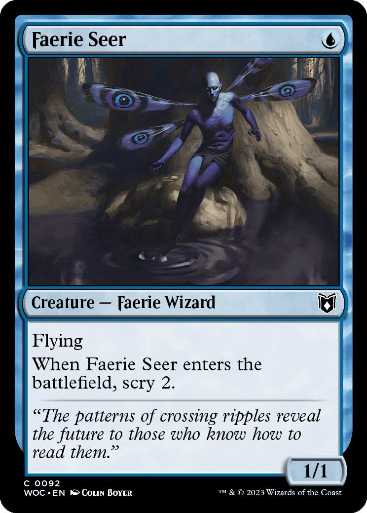 Faerie Seer [Wilds of Eldraine Commander] MTG Single Magic: The Gathering | Red Claw Gaming