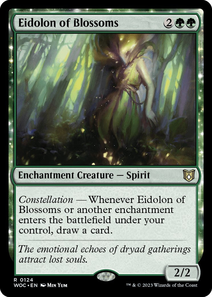 Eidolon of Blossoms [Wilds of Eldraine Commander] MTG Single Magic: The Gathering | Red Claw Gaming
