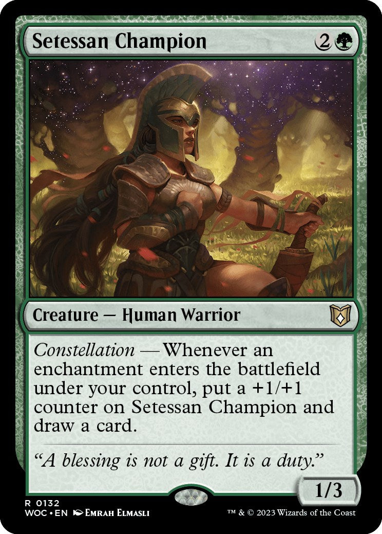 Setessan Champion [Wilds of Eldraine Commander] MTG Single Magic: The Gathering | Red Claw Gaming