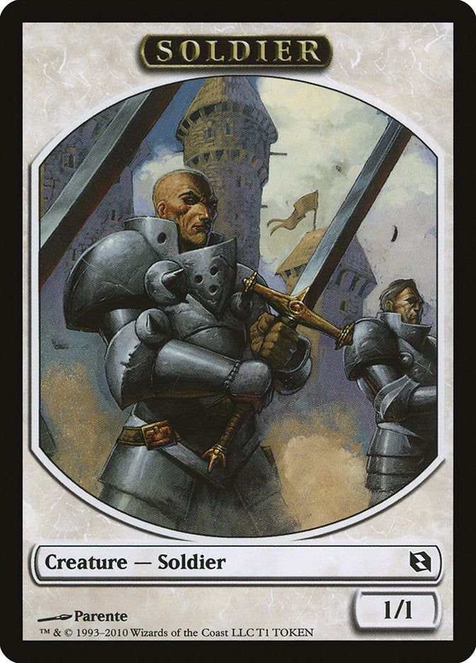 Soldier Token [Duel Decks: Elspeth vs. Tezzeret Tokens] MTG Single Magic: The Gathering | Red Claw Gaming