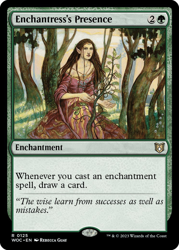 Enchantress's Presence [Wilds of Eldraine Commander] MTG Single Magic: The Gathering | Red Claw Gaming