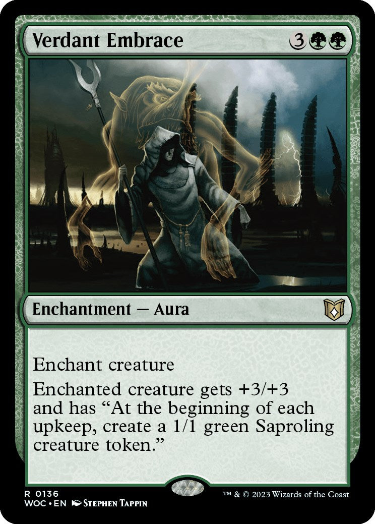 Verdant Embrace [Wilds of Eldraine Commander] MTG Single Magic: The Gathering | Red Claw Gaming