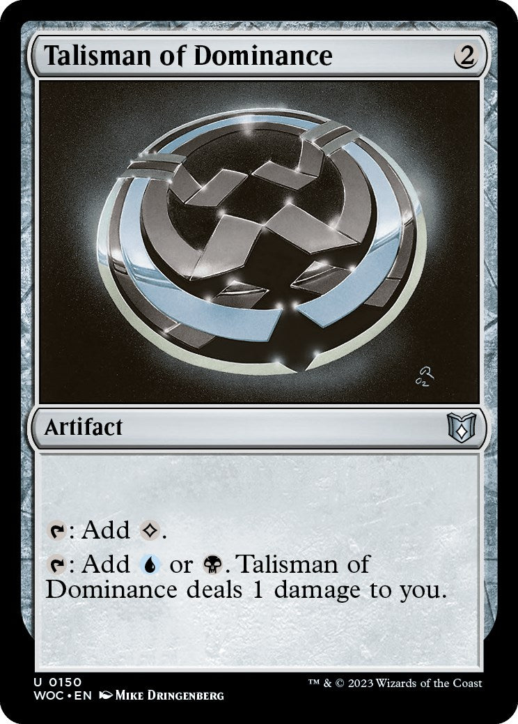 Talisman of Dominance [Wilds of Eldraine Commander] MTG Single Magic: The Gathering | Red Claw Gaming