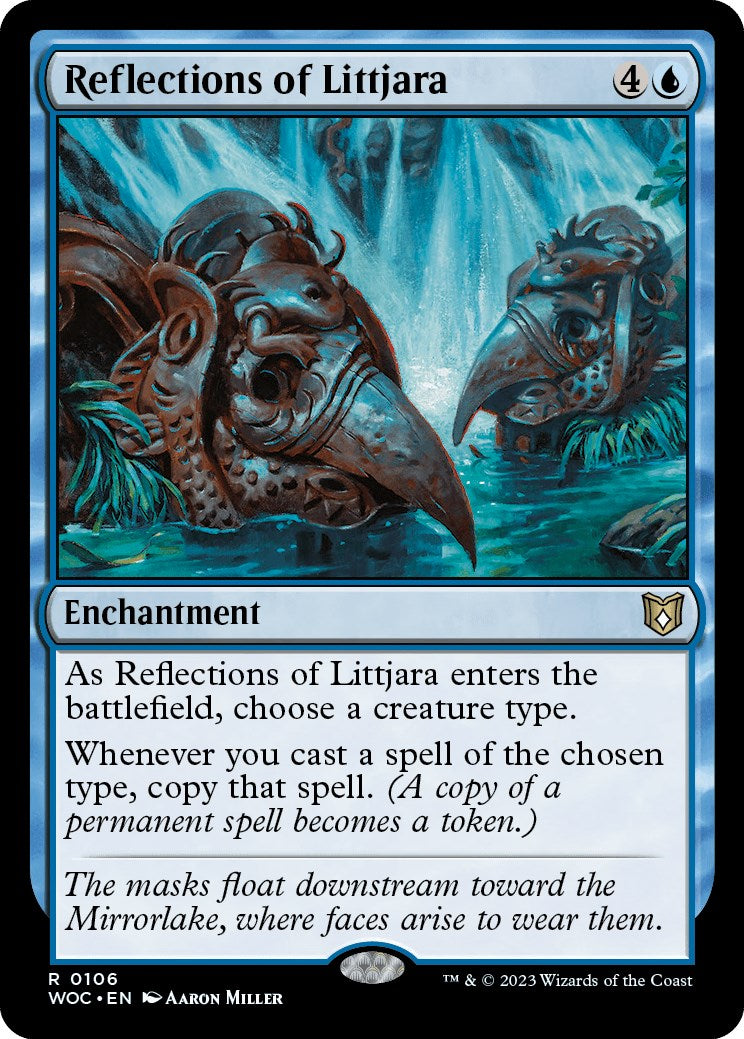 Reflections of Littjara [Wilds of Eldraine Commander] MTG Single Magic: The Gathering | Red Claw Gaming