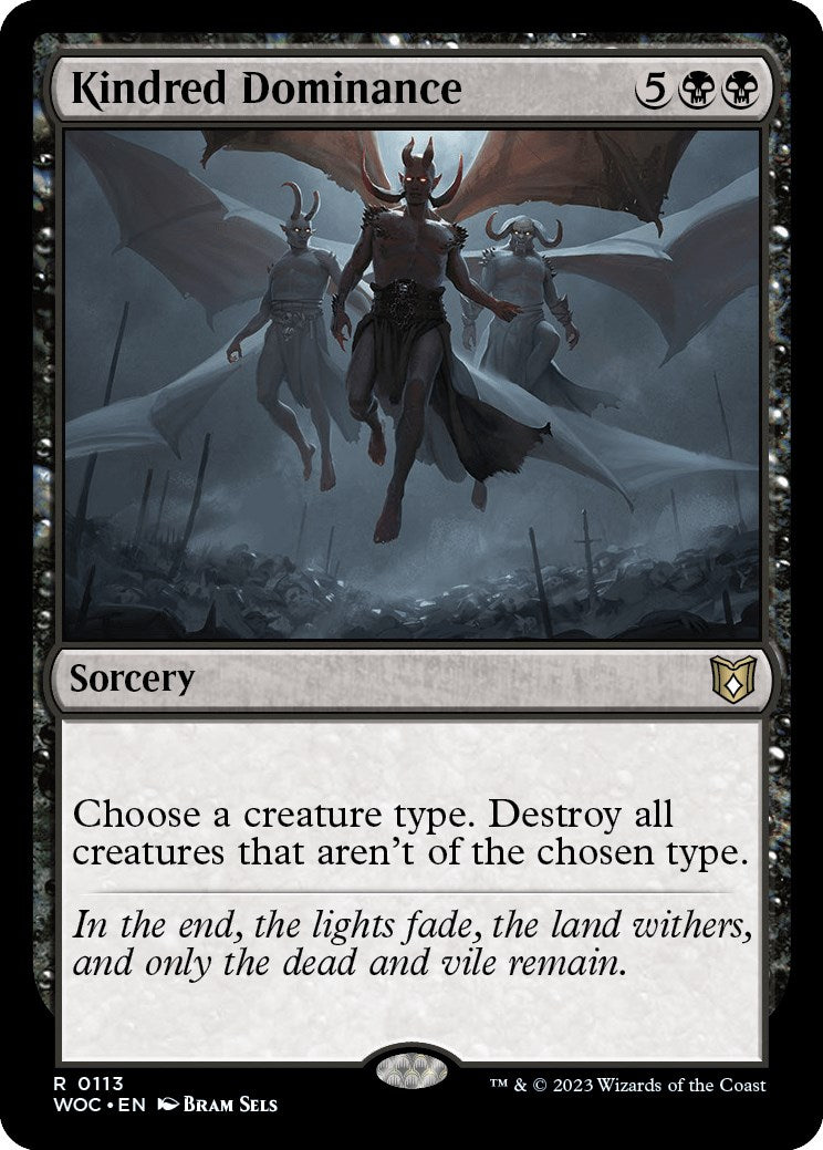 Kindred Dominance [Wilds of Eldraine Commander] MTG Single Magic: The Gathering | Red Claw Gaming