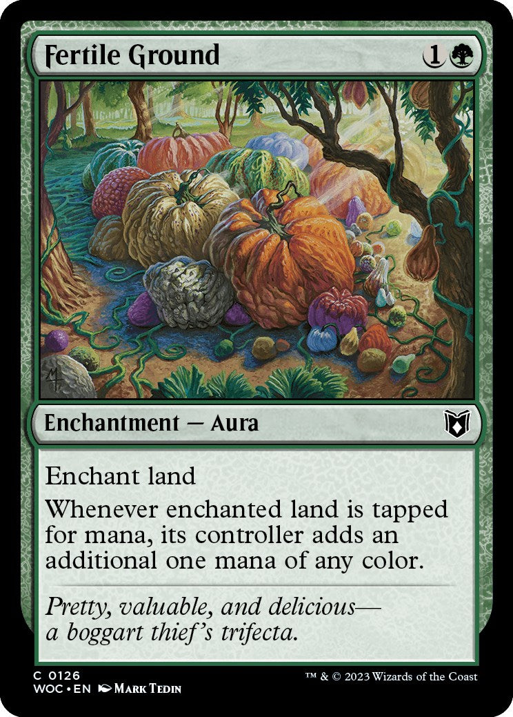 Fertile Ground [Wilds of Eldraine Commander] MTG Single Magic: The Gathering | Red Claw Gaming
