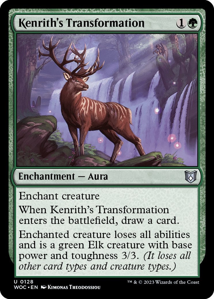 Kenrith's Transformation [Wilds of Eldraine Commander] MTG Single Magic: The Gathering | Red Claw Gaming
