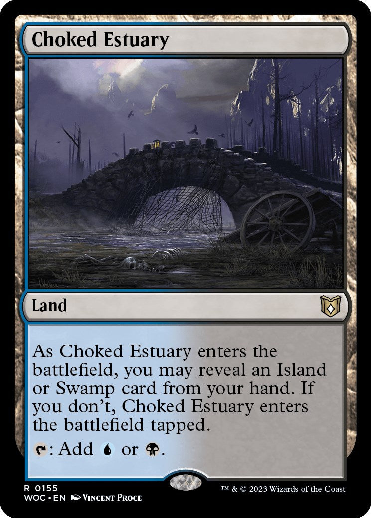 Choked Estuary [Wilds of Eldraine Commander] MTG Single Magic: The Gathering | Red Claw Gaming