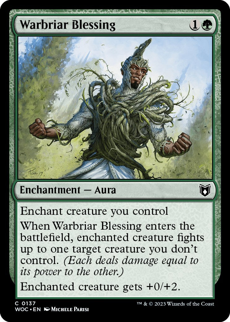 Warbriar Blessing [Wilds of Eldraine Commander] MTG Single Magic: The Gathering | Red Claw Gaming