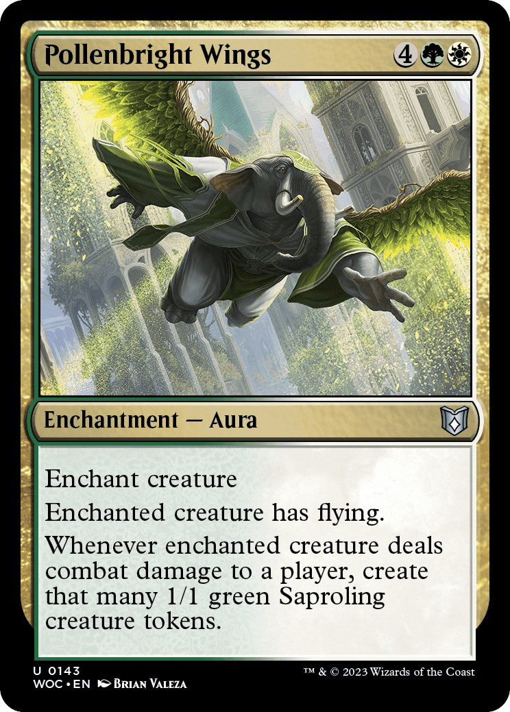 Pollenbright Wings [Wilds of Eldraine Commander] MTG Single Magic: The Gathering | Red Claw Gaming