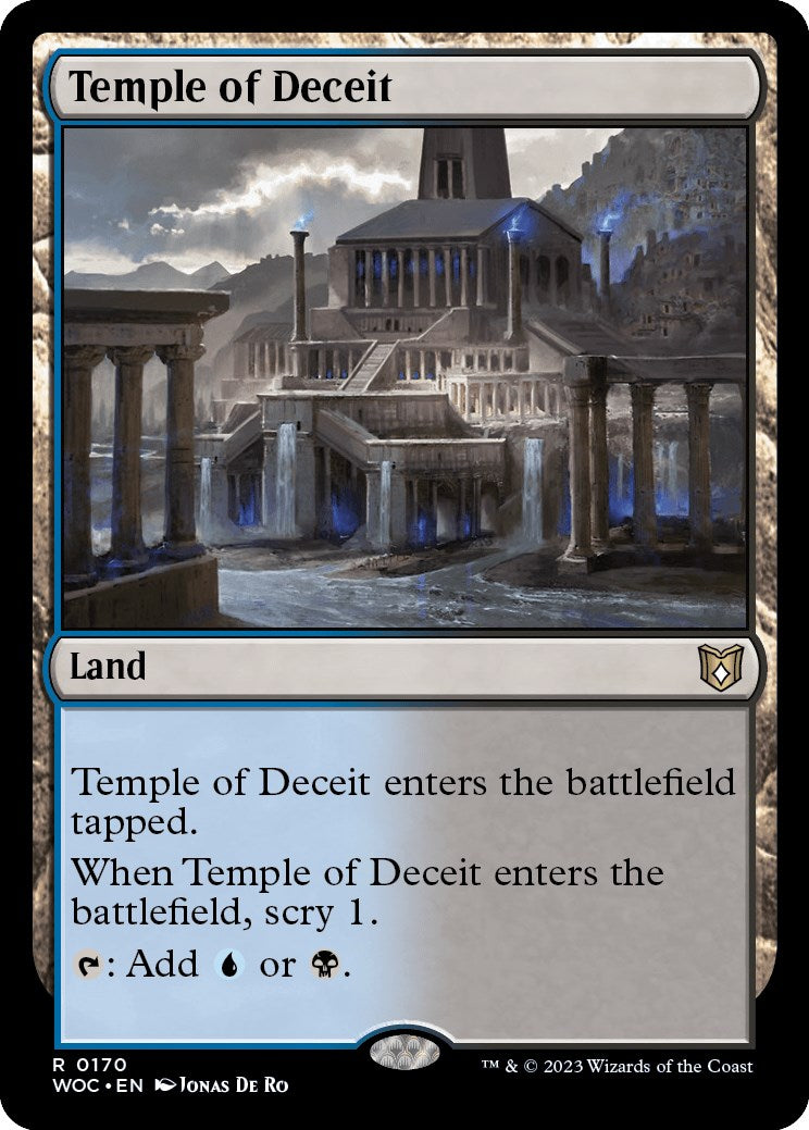 Temple of Deceit [Wilds of Eldraine Commander] MTG Single Magic: The Gathering | Red Claw Gaming