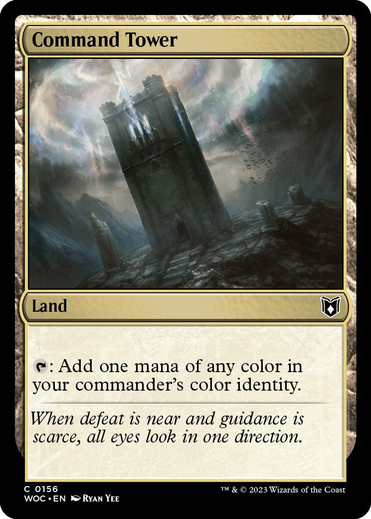 Command Tower [Wilds of Eldraine Commander] MTG Single Magic: The Gathering | Red Claw Gaming