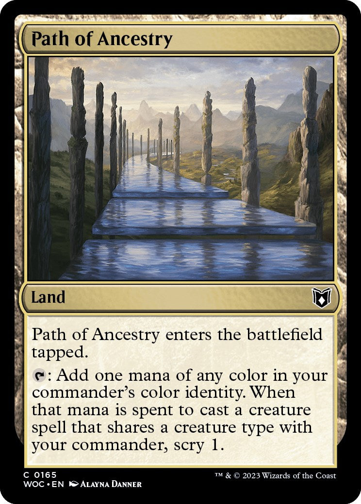 Path of Ancestry [Wilds of Eldraine Commander] MTG Single Magic: The Gathering | Red Claw Gaming