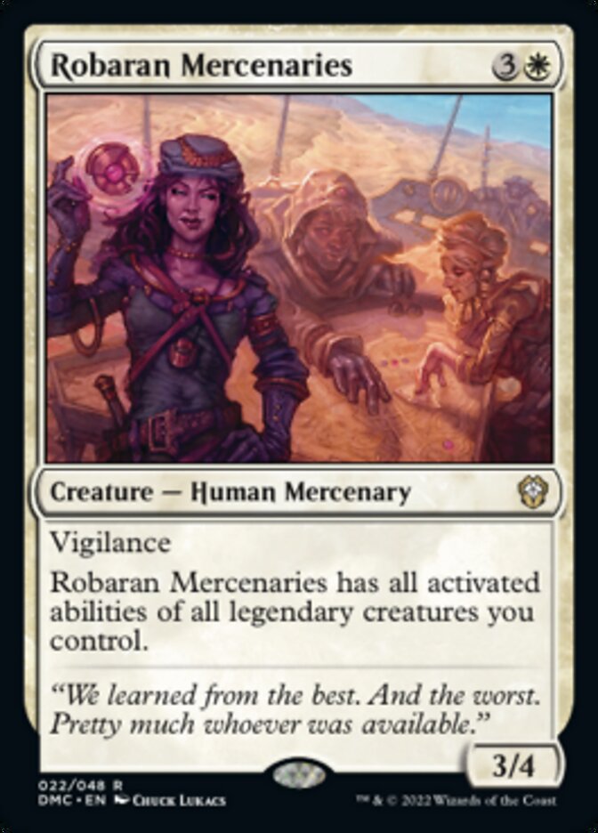 Robaran Mercenaries [Dominaria United Commander] MTG Single Magic: The Gathering | Red Claw Gaming