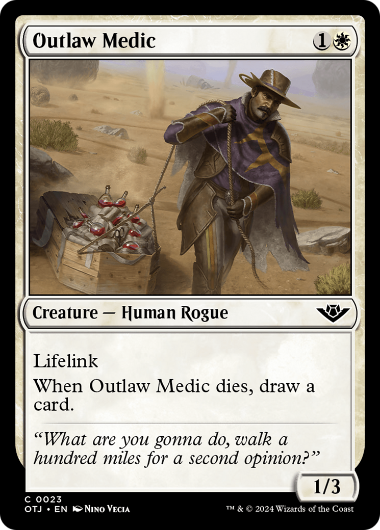 Outlaw Medic [Outlaws of Thunder Junction] MTG Single Magic: The Gathering    | Red Claw Gaming