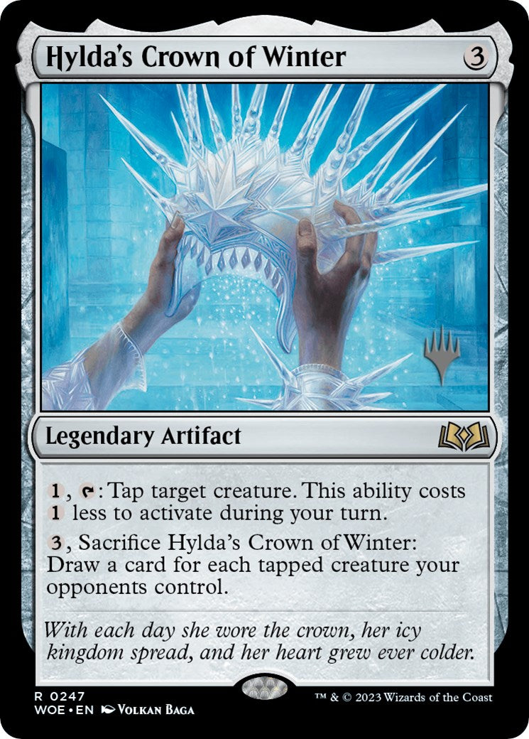 Hylda's Crown of Winter (Promo Pack) [Wilds of Eldraine Promos] MTG Single Magic: The Gathering | Red Claw Gaming
