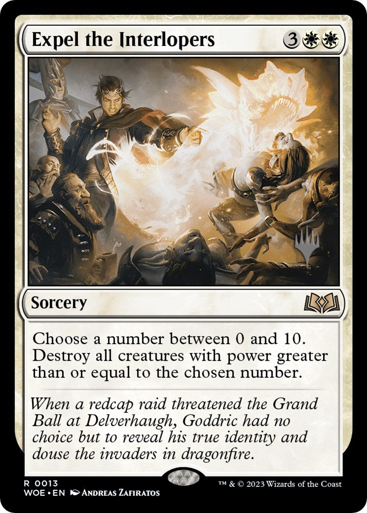 Expel the Interlopers (Promo Pack) [Wilds of Eldraine Promos] MTG Single Magic: The Gathering | Red Claw Gaming