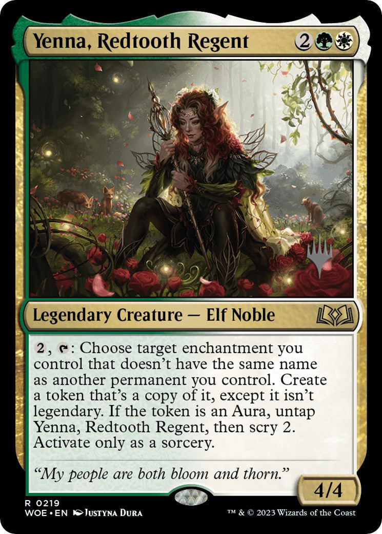 Yenna, Redtooth Regent (Promo Pack) [Wilds of Eldraine Promos] MTG Single Magic: The Gathering | Red Claw Gaming