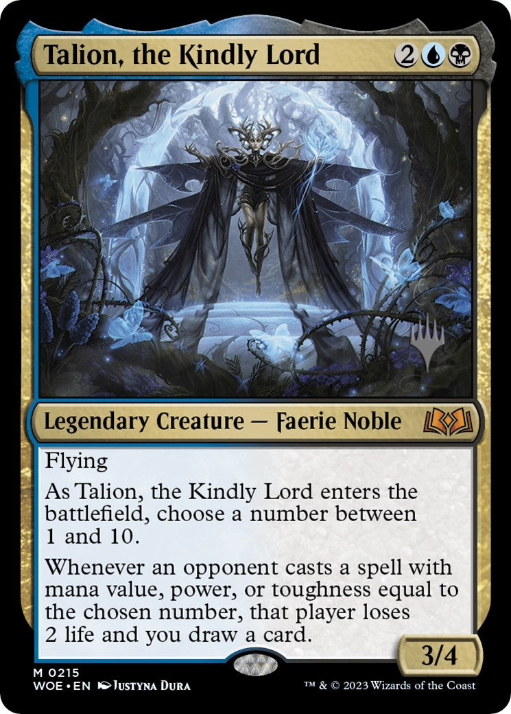 Talion, the Kindly Lord (Promo Pack) [Wilds of Eldraine Promos] MTG Single Magic: The Gathering | Red Claw Gaming