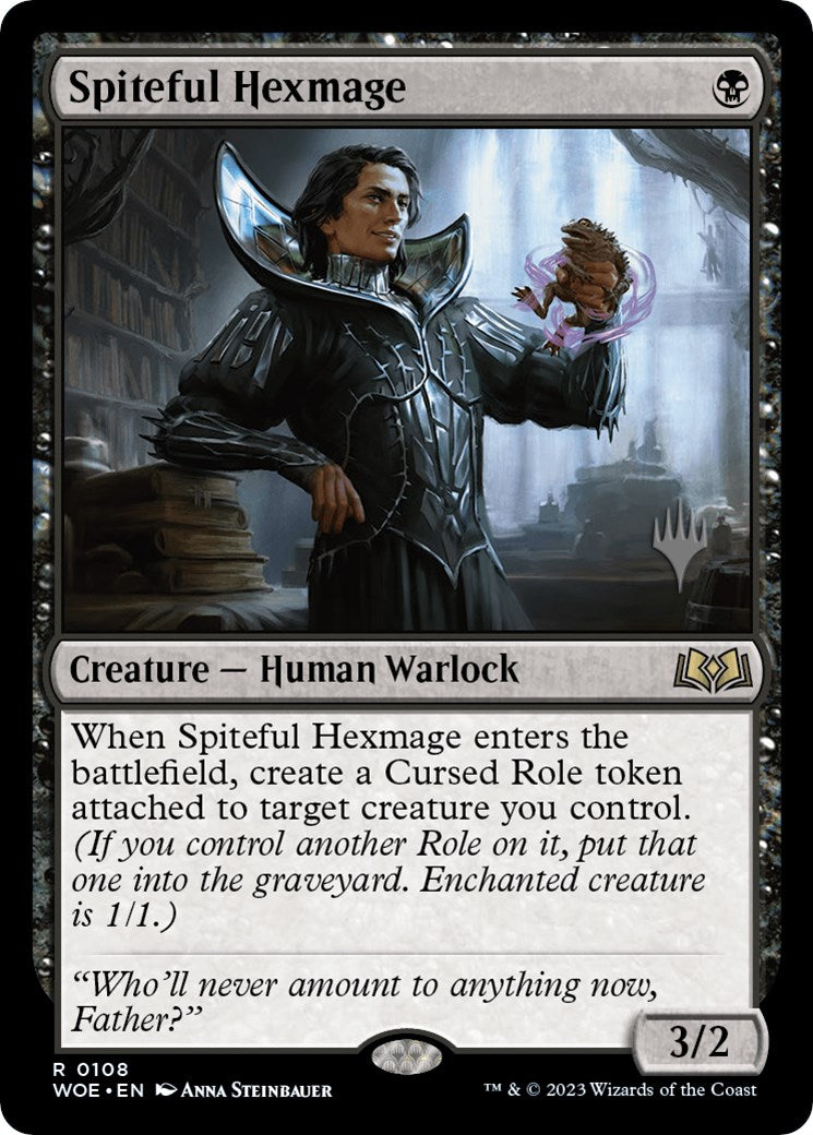 Spiteful Hexmage (Promo Pack) [Wilds of Eldraine Promos] MTG Single Magic: The Gathering | Red Claw Gaming