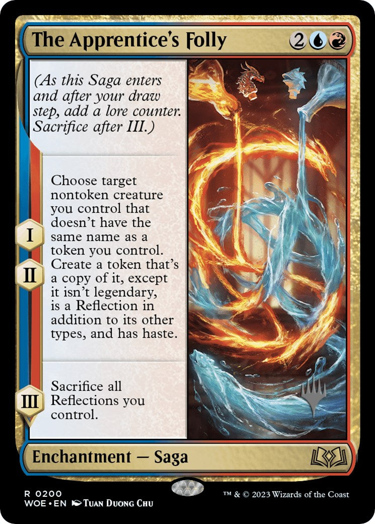 The Apprentice's Folly (Promo Pack) [Wilds of Eldraine Promos] MTG Single Magic: The Gathering | Red Claw Gaming