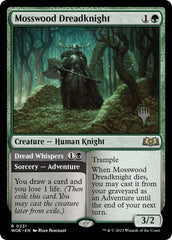 Mosswood Dreadknight // Dread Whispers (Promo Pack) [Wilds of Eldraine Promos] MTG Single Magic: The Gathering | Red Claw Gaming