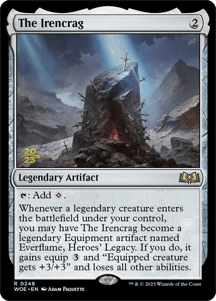 The Irencrag [Wilds of Eldraine Prerelease Promos] MTG Single Magic: The Gathering | Red Claw Gaming