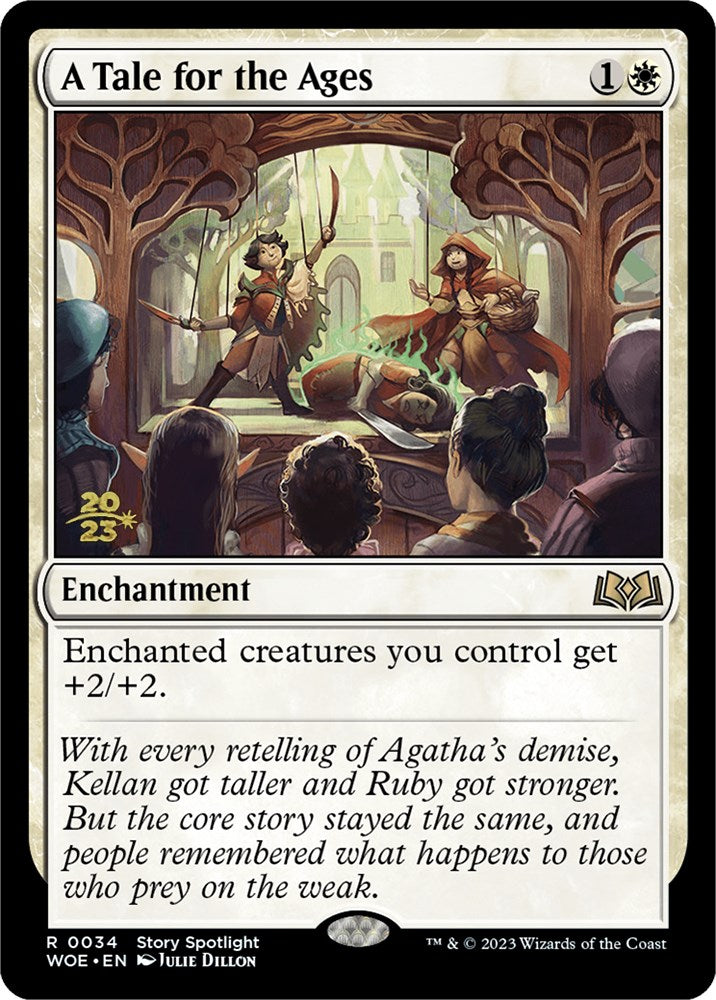 A Tale for the Ages [Wilds of Eldraine Prerelease Promos] MTG Single Magic: The Gathering | Red Claw Gaming