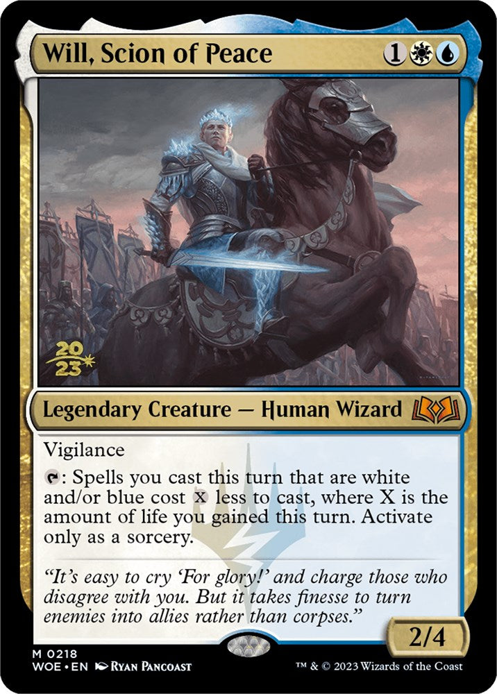 Will, Scion of Peace [Wilds of Eldraine Prerelease Promos] MTG Single Magic: The Gathering | Red Claw Gaming